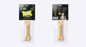 JOHN DOG Kość z dodatkiem strusia 55g