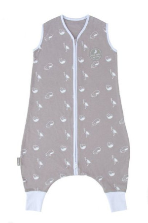 Śpiworek do spania z nogawkami  | NATULINO® LITTLE WALKERS | Animals Gray &