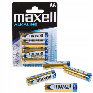 Baterie Alkaliczne AA LR6 1,5 V MAXELL 4 szt.