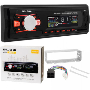 Radio Samochodowe Usb Aux Mp3 Fm Wyświetlacz Lcd