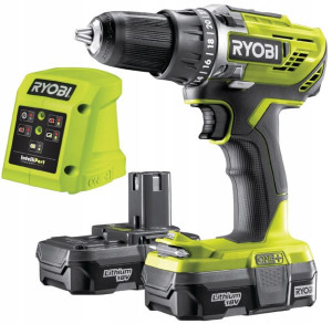 Ryobi R18dd3-213s Wiertarko-wkrętarka 18v 2x1.3ah