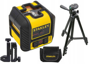 Stanley Laser Krzyżowy Poziomica + Statyw Cross 90