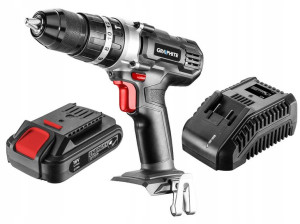 Wiertarko Wkrętarka 2ah 18v Li-ion Udar Graphite