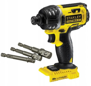 Zakrętarka udarowa Stanley FMC645B 18V + ADAPTERY