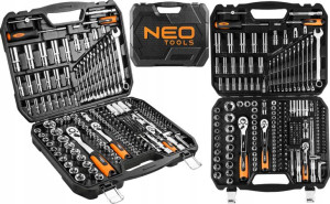 Zestaw 219 Ele. Kluczy Klucze Nasadowe Neo Tools