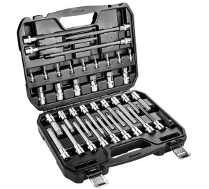 ZESTAW BITY TORX 1/2" 38szt NEO klucze 08-710