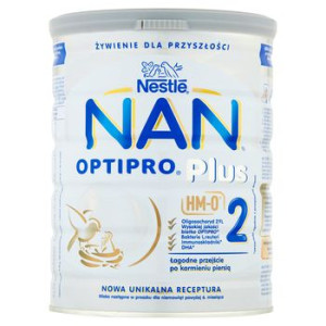 NAN OPTIPRO Plus 2 HM-O Mleko modyfikowane w proszku dla niemowląt powyżej