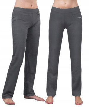 Spodnie Sportowe Damskie RENNOX 126/32 XL stalowe