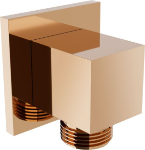 Mexen Cube przyłącze kątowe różowe złoto - 79340-60