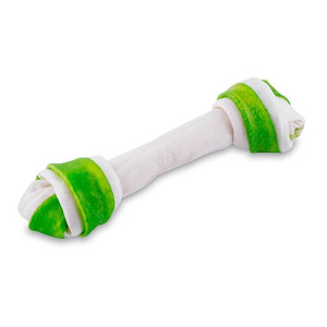MACED Kość wiązana biała chlorofil 11cm - Gryzak dla psów małych ras