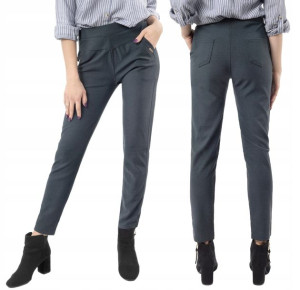 Eleganckie Spodnie Cygaretki Damskie 5010-02 r XL