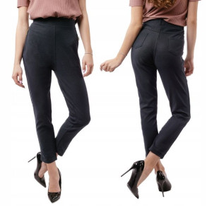 Eleganckie Spodnie Cygaretki Damskie 434 r L/XL
