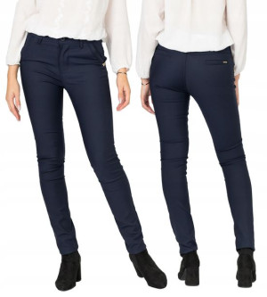 Eleganckie Wizytowe Spodnie Damskie 3076 pas 86 cm