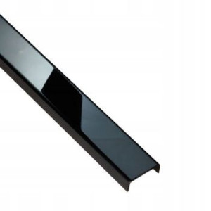 Listwa dekor do płytek 50mm/270 cm- stal antracyt