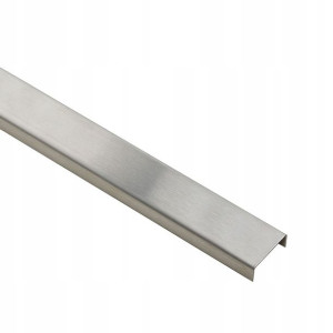 Listwa dekor do płytek 15mm/270 cm stal satyna MAT