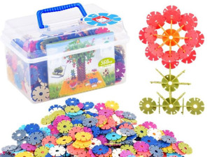 Klocki Wafle Konstrukcyjne Puzzle Xxl 560 Szt. Box