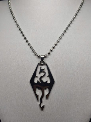 Smoczy Amulet naszyjnik The Elder Scrolls Skyrim