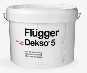 Flugger Dekso 5 Biała Ceramiczna 9,1L Biały
