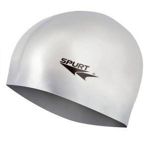 G-type Junior F221 Srebrny Czepek Silikonowy Spurt