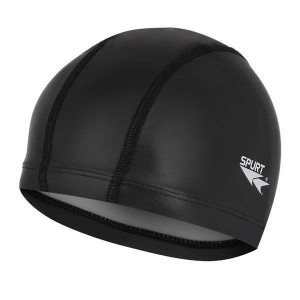Jednokolorowy Bk01 Czarny Czepek Silikonowy/pu Spurt