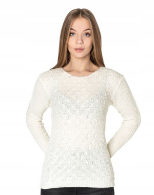 Lekki Sweterek Damski Sweter SD01-03 ecru