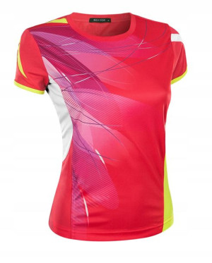 Koszulka Sportowa Treningowa Damska 98790 XL czerwona