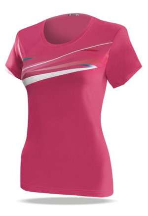 Koszulka Sportowa Oddychająca Damska 28024 XL malina