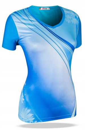 Koszulka Sportowa Oddychająca Damska 28030 XL niebieski