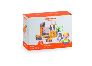 Klocki Mini Wafle Marioinex Budowniczy Duży 144 El.