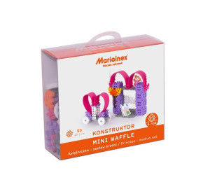 Klocki Waffle Marioinex Mini Księżniczka Średnia Blister 90 El.