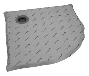 RADAWAY Brodzik półokrągły podpłytkowy 80x80