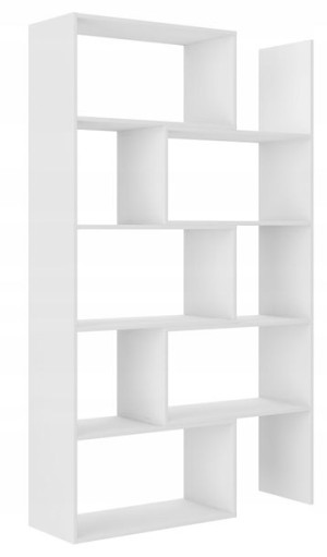 Regał Kamil 2 Rozsuwany 73-125 cm łamany BIAŁY