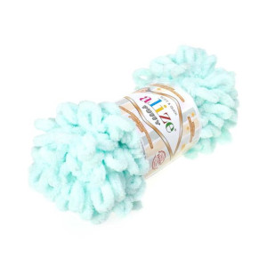 Włóczka dziecięca Alize Puffy nr 15 miętowy aqua