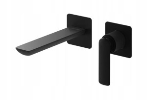 Bateria umywalkowa Experience Black QW180EB czarna