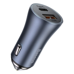 Ładowarka samochodowa Baseus Golden Contactor Pro, USB + USB-C, QC4.0+, PD,
