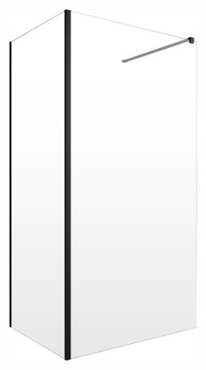 Kabina Walk-In Modo New Black IV 140x90 RADAWAY
