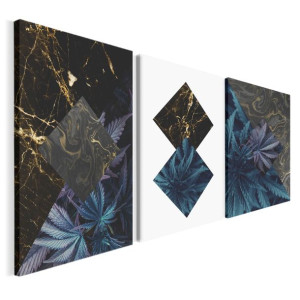 NIETYPOWA GEOMETRIA 90x40cm tryptyk