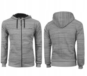 Bluza Męska Rozsuwana Kapturem GreyLines L popiel