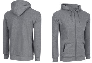 Bluza Męska Rozsuwana z Kapturem 9149 XXL antracyt