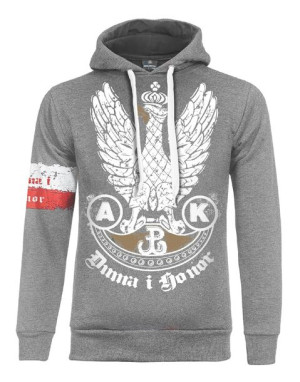 Bluza Patriotyczna kaptur Orzeł AK melanż r 3XL