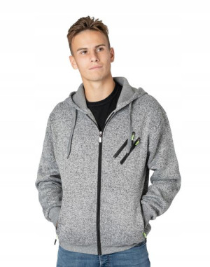 Ciepła Bluza Męska Rozsuwana z Kapturem 0221-2 XL