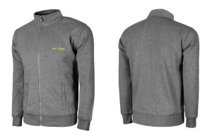 Duża Bluza Męska Sportowa na Zamek F70 4XL antracyt