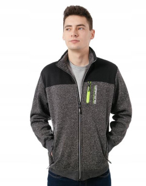 Bluza Sportowa Dresowa Męska Rozsuwana 2697-1 3XL