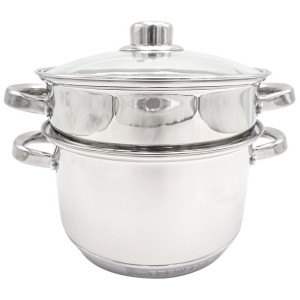 Garnek Do Gotowania Na Parze Stal 2x2,5l / Śr.18cm