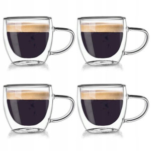 Termiczna Szklanka Filiżanka Espresso 4szt./100ml.