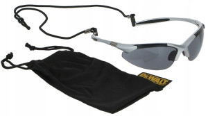 Okulary Ochronne Bhp + Futerał Norma En166 Dewalt