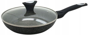 Patelnia Ceramiczna Marmurkowa Wysoka Jakość 26cm
