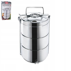Menażka Termos Podwójne Ścianki Wys. Jakość 3x1,1l