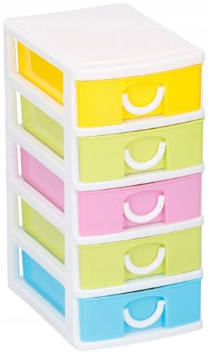 Pojemnik Organizer 5 Szuflad. Na Drobiazgi 19x13cm