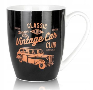 Stylowy Kubek Porcelana Vintage Car 390ml.